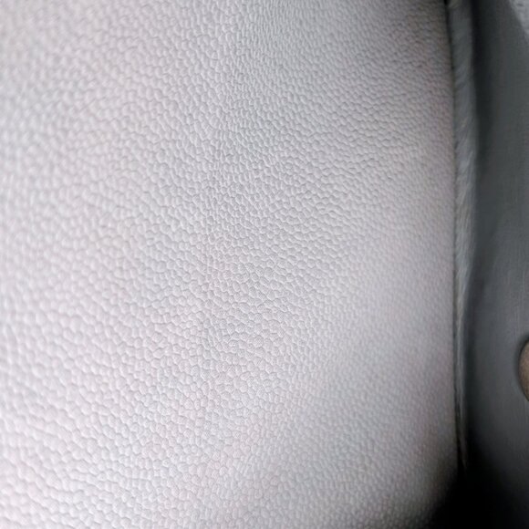 Chanel Classic Jumbo Light Gray Blue Quilted Caviar Double Flap Bag - Picture 13 of 16